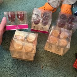 Tiny Wine Glass Candles 