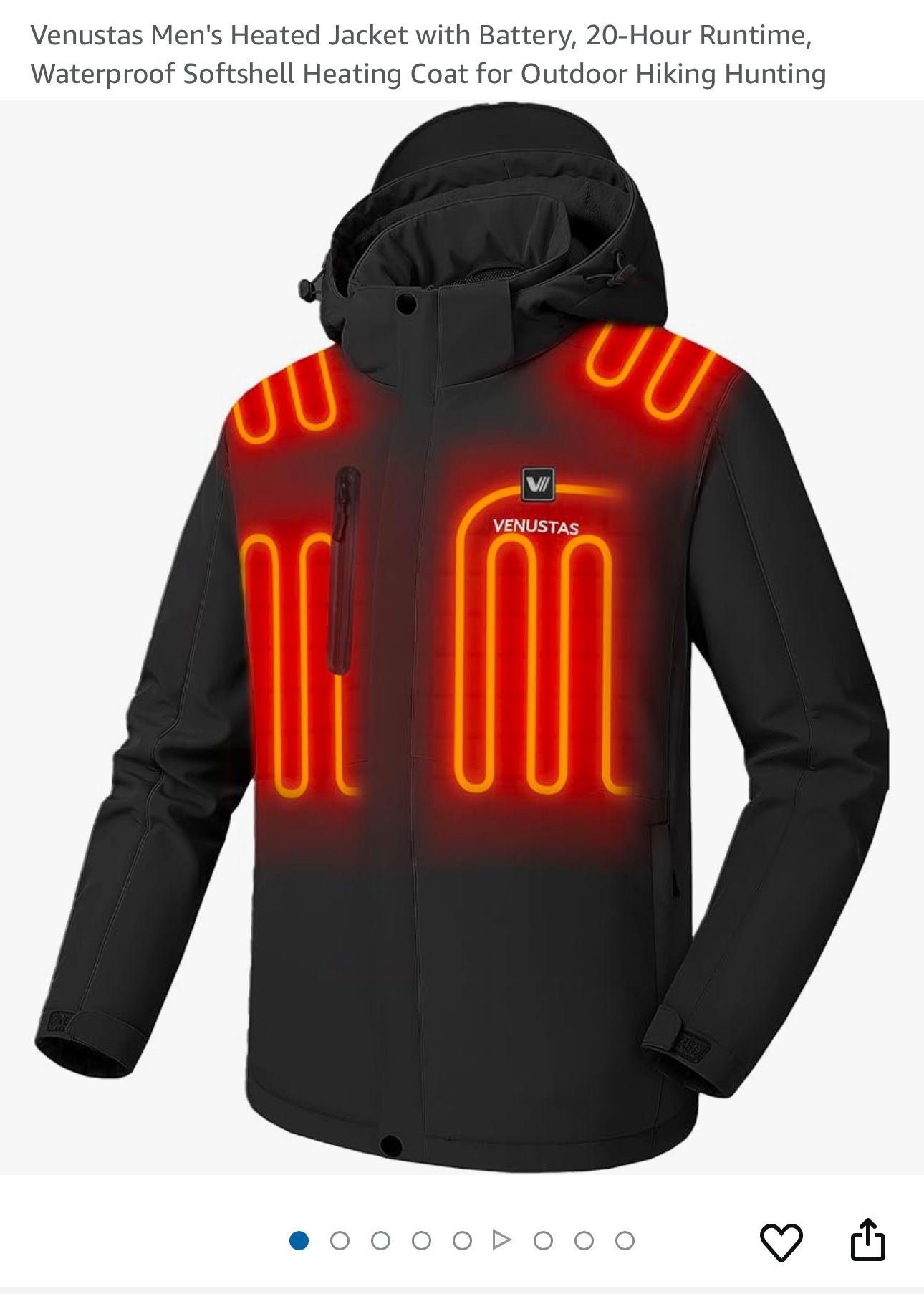 Men’s Heated Jacket Size - M-L - New