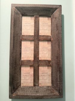Wood, vintage picture frame