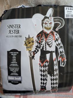 Toddler  Sinister Jester Costume