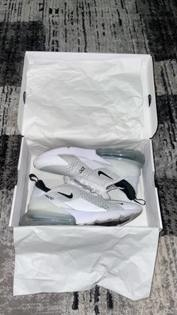 White Nike 270s