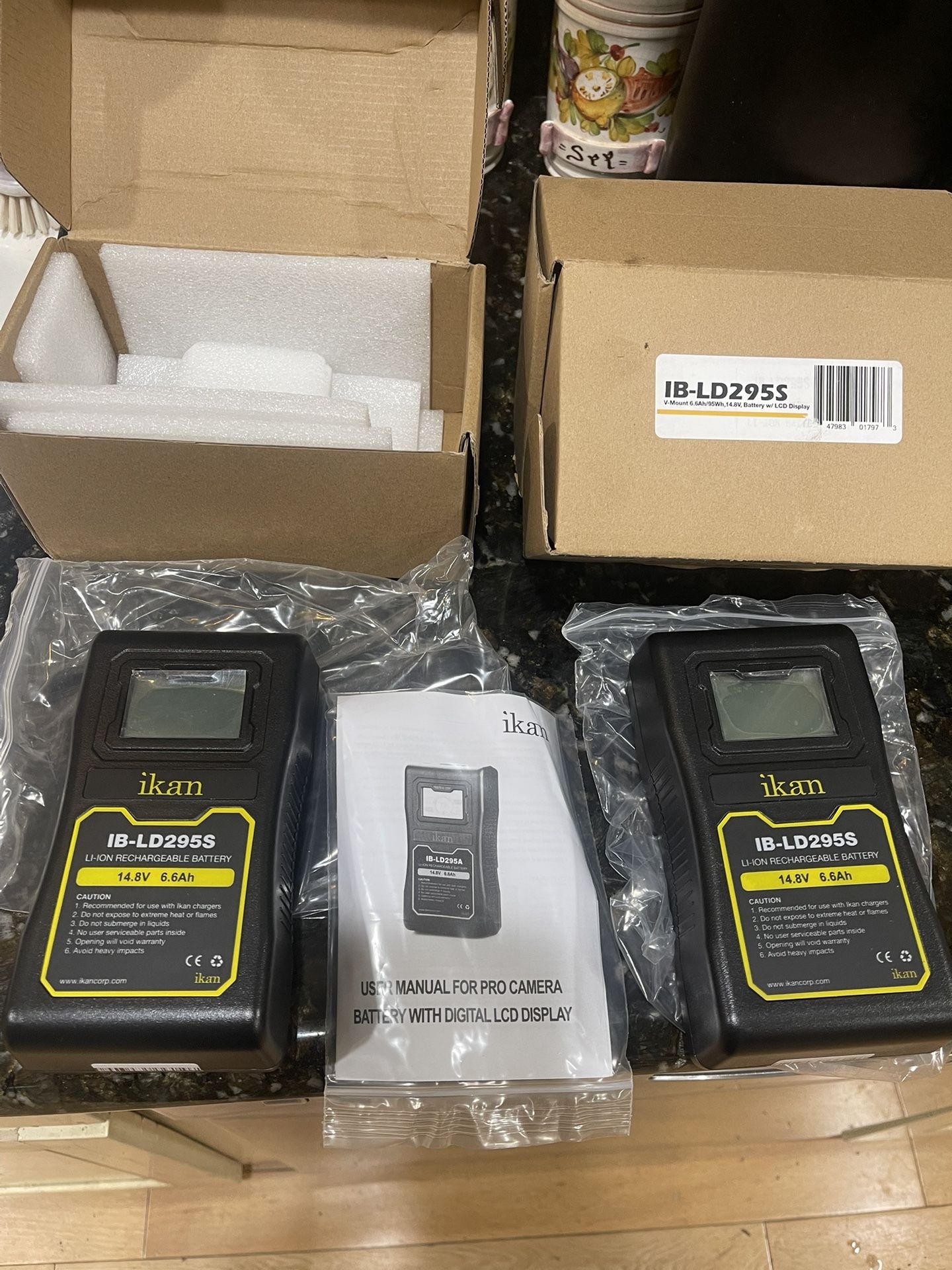 ikan ib-ld295S 14.8v 6.6ah battery