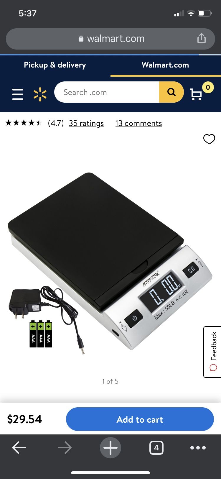 Accutek Scale - 50lbs - Brand New!