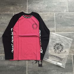 Chrome Hearts Baseball Pink & Black Longsleeve