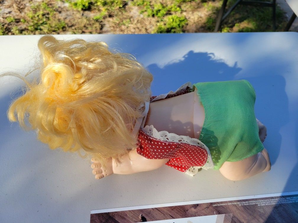 Vintage Crawling Baby Doll 