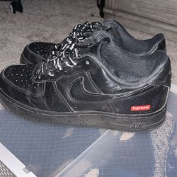 Supreme Black Af1