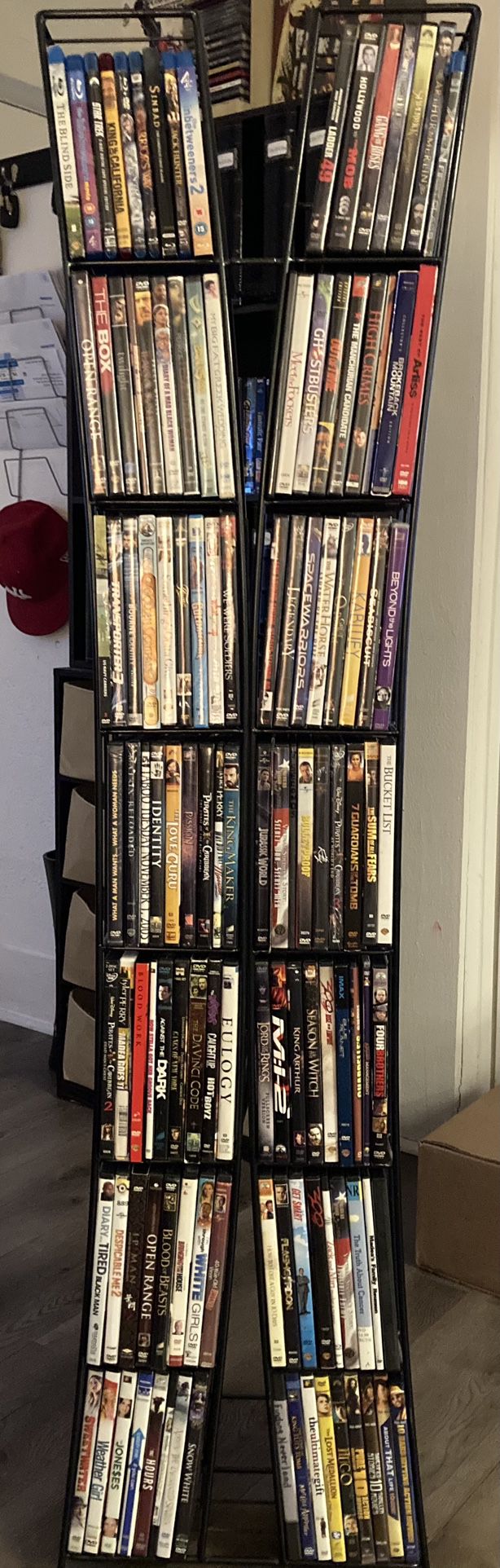 DVDs , Storage Shelf And CDs For Sale