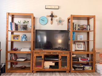 Center console and shelves
