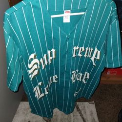 Supreme Love Hate Baseball Jersey 