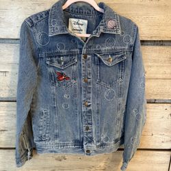 The Little Mermaid Denim Jacket for Women by Cakeworthy Size Small