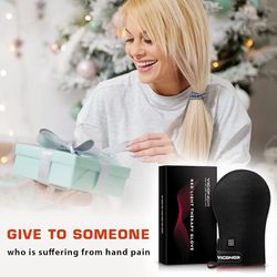 Red Light Therapy Device for Hands, Infrared-Light-Therapy-Gloves Finger Wrist, Led Near Infrared Light Skin Care, Carpal Tunnel(Pack of 2)