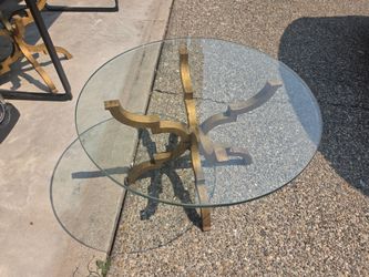 Glass tables free, dining table and chairs
