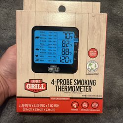 Expert Grill 4 Probe Smoking Thermometer 