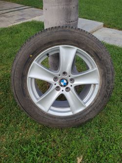 BMW 18 inch rim with tire