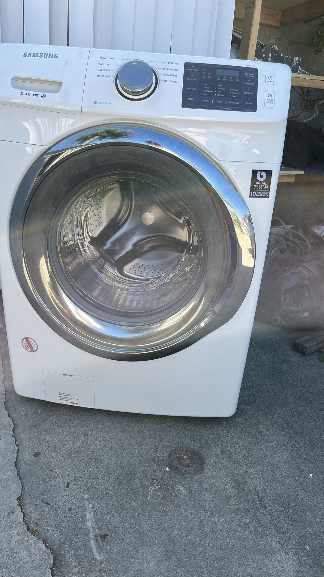 washer and dryer