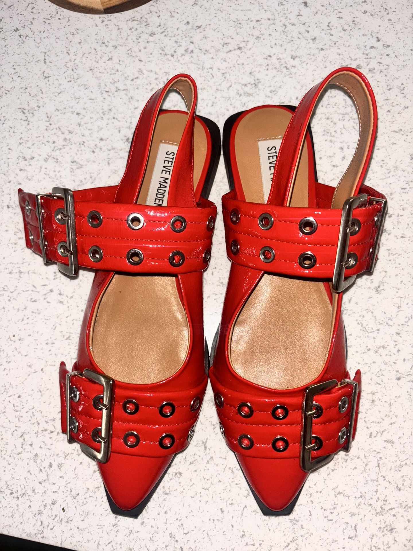 GANNI BUCKLE FLATS