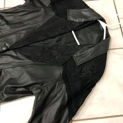 Gitano Petite S Genuine Leather Coat