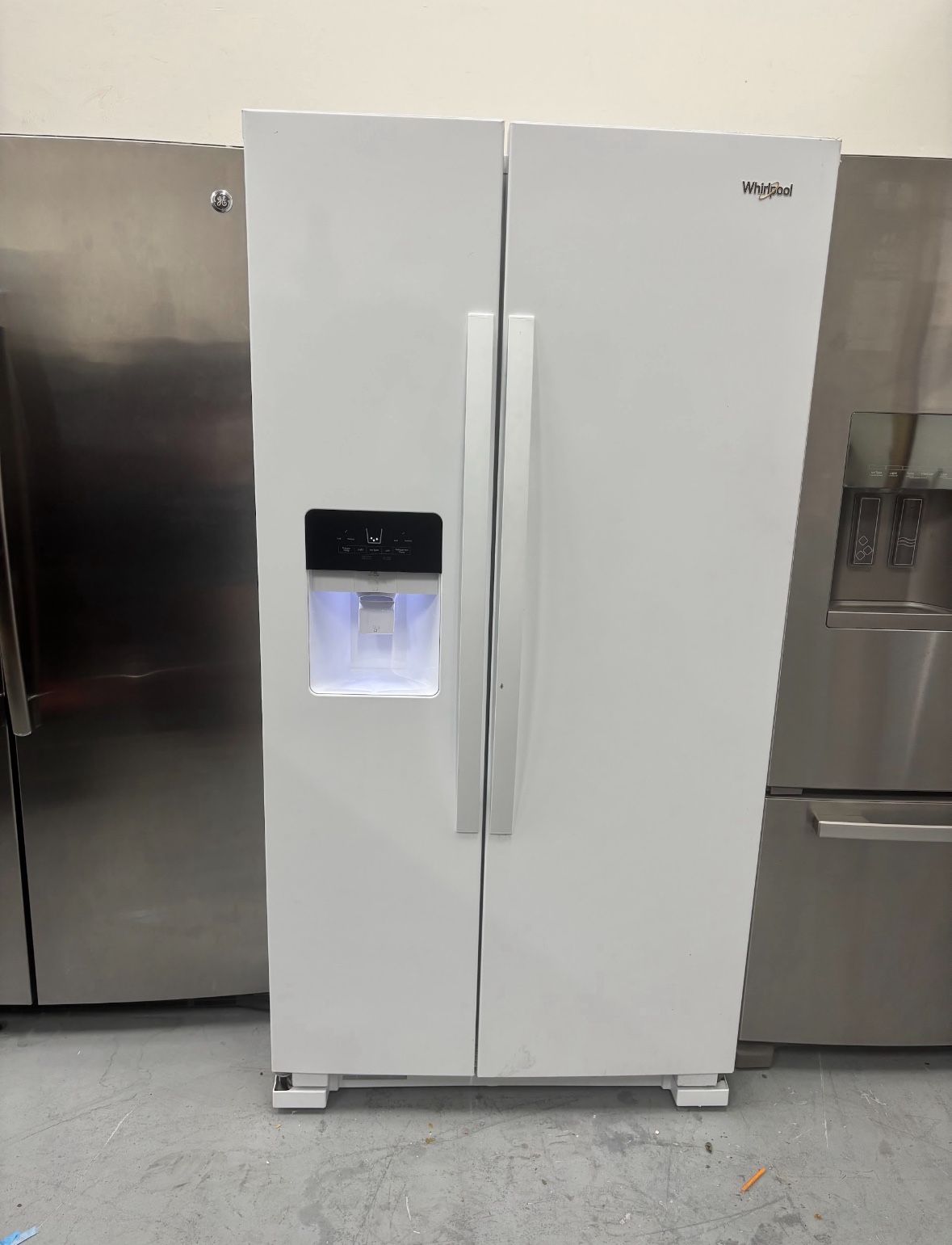 White Whirlpool Fridge 