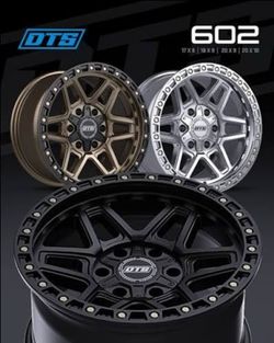 4 New 17x9 Dropstars Trail Series DTS 602MS Wheels 17, 18, 20 Inch