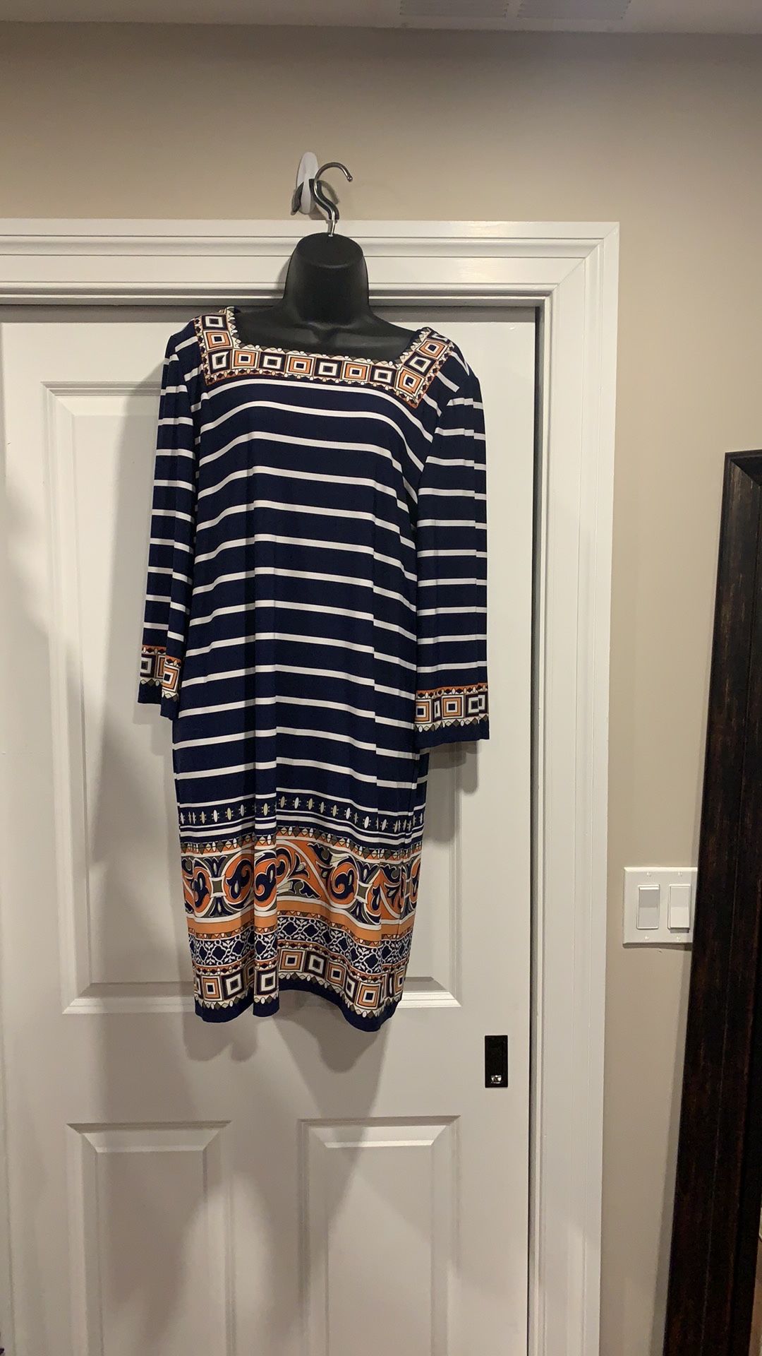 Square Neck Tunic Dress