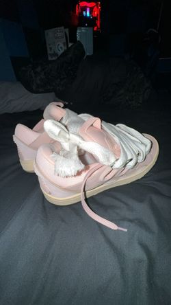 Lanvin- Men's Leather Low-Top Curb Sneakers