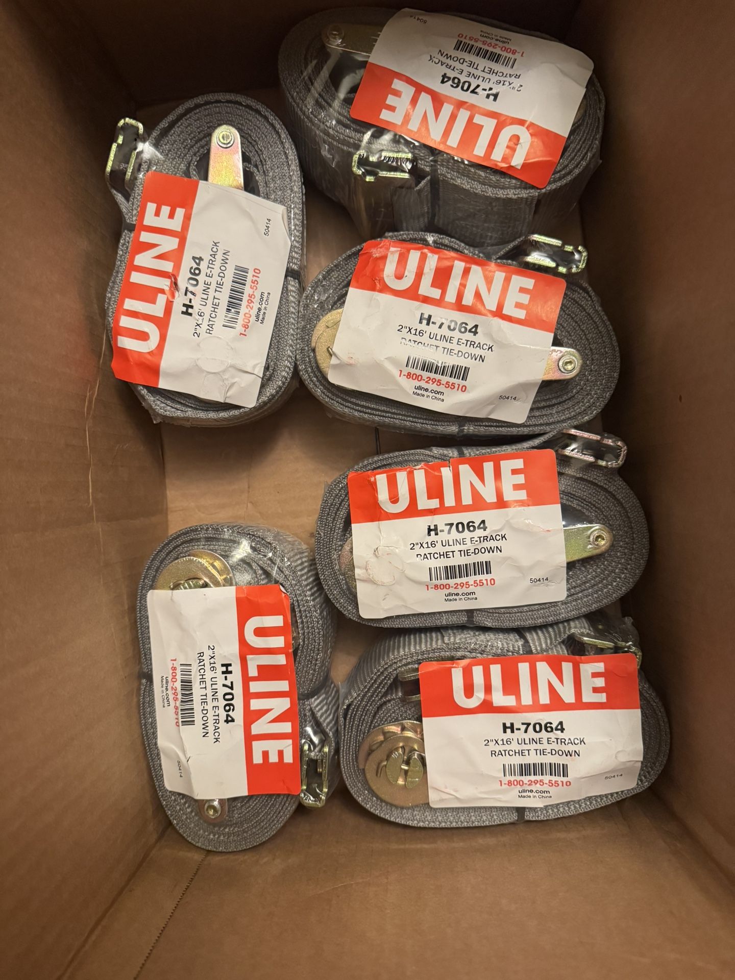 6 Uline Ratchet Tie Down