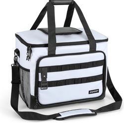 Soft Cooler Bag, Large Leakproof Beach Cooler, Collapsible Cooler with Adjustable Shoulder Straps, Ice Chest, Portable Insulated Bag Camping Cooler fo