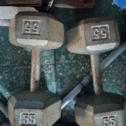 55lb Dumbells