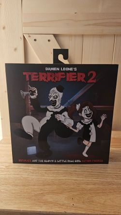 NECA Terrifier 2 Ultimate Art the Clown Little Pale Girl 2 pack