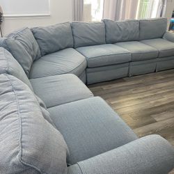 High Quality Blue Sectional Sofa