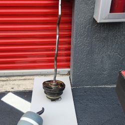Z Curl Bar + 60 Pounds Libras USED Weights  Plates + 