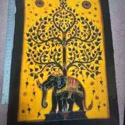 New Boho Fabric Tapestry Tree Elephant Room Decor 