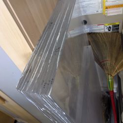 Clear Acrylic Sheets / Plexiglass – 24” x 48” x 3/8” (Qty ~10)
.375 Inch