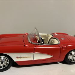 Collectible 1957 Chevy Corvette Diecast Model