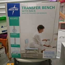 Transfer Bench With Back Shower Bench
