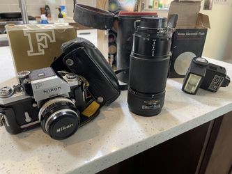 Vintage Nikon F Photomic FTn Camera Collection