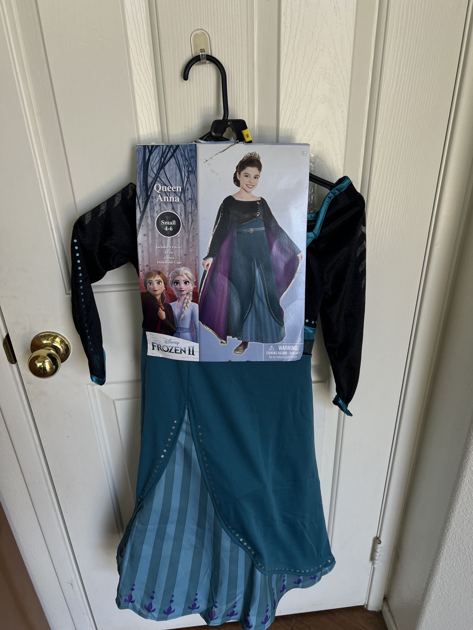 Anna Frozen Costume Size Small 4-6