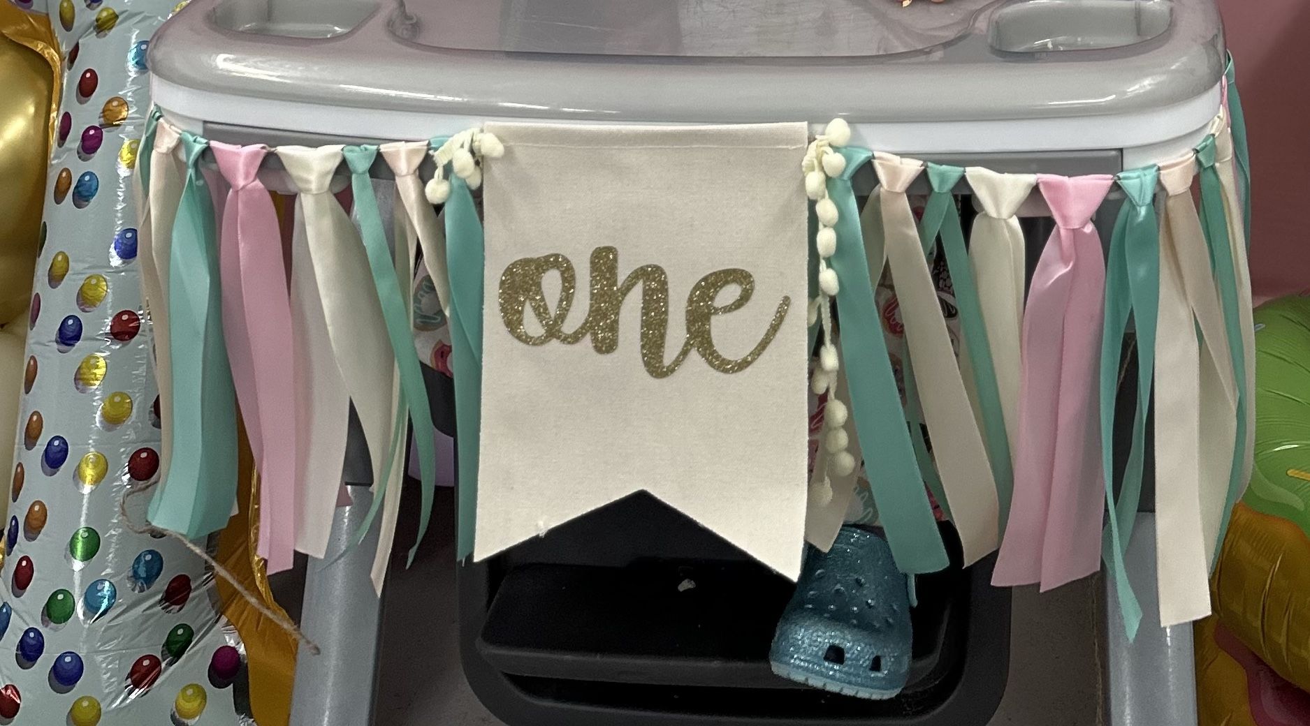 One high chair banner 