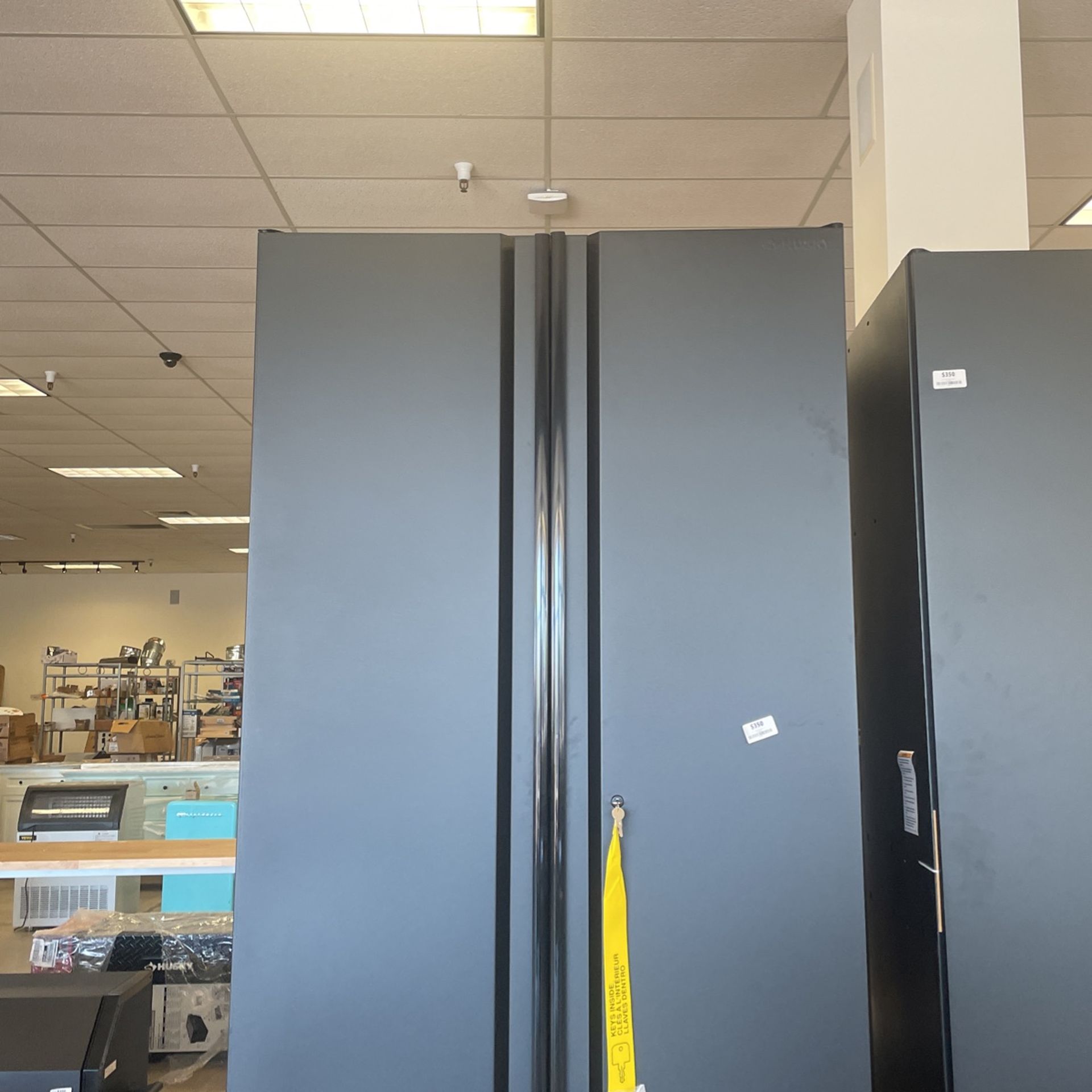 Husky Extra Wide Heavy Duty Welded 20Gauge Steel Freestanding Garage