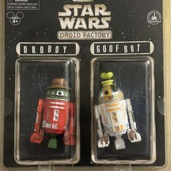 Star Wars Disney Parks Droid Factory  Figures Sealed Droboy Goof Bot