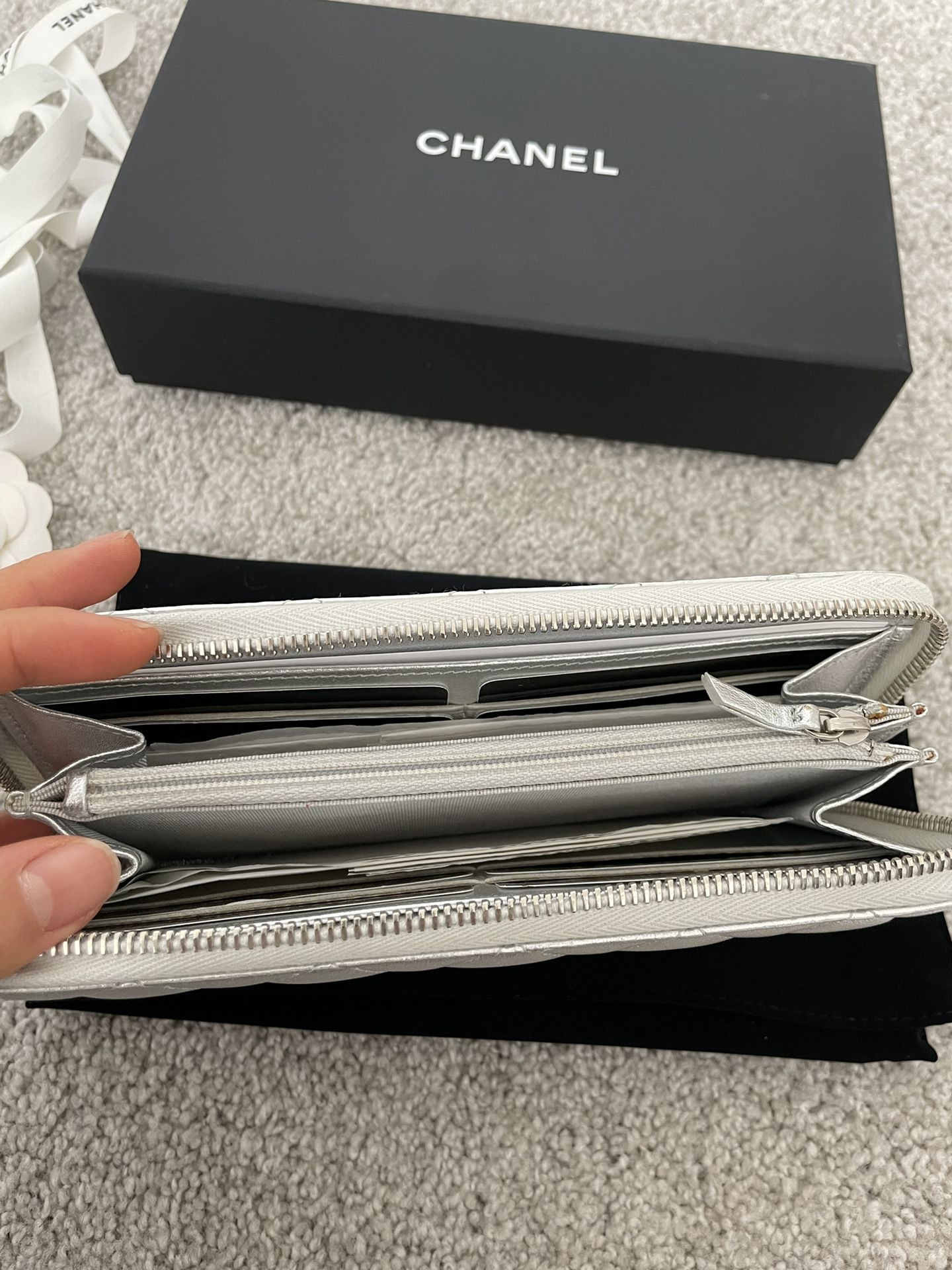 Chanel Classic Side-Zip Wallet