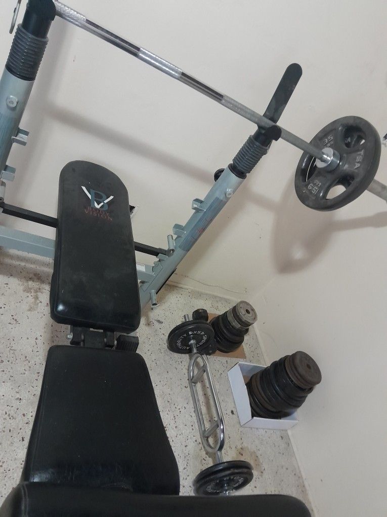 Weight Bench and Accessories