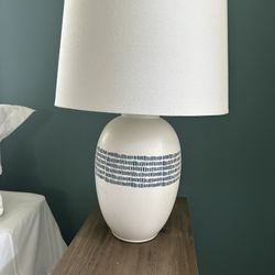 Ceramic Base Side Lamps Set Of 2