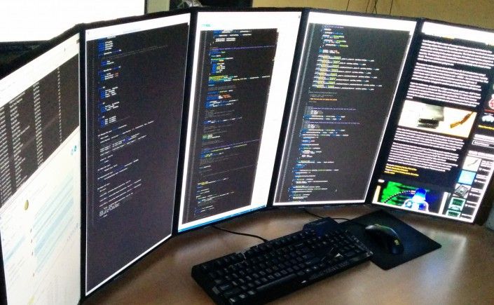 Set Up in Seconds with Horizontal or Vertical Viewing Positions Computer Monitors