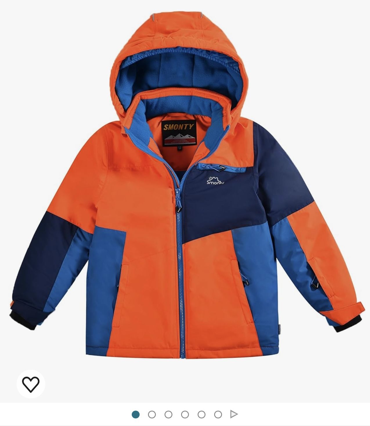 Smonty Boys Ski Jacket for Kids Size 14-16 Youth