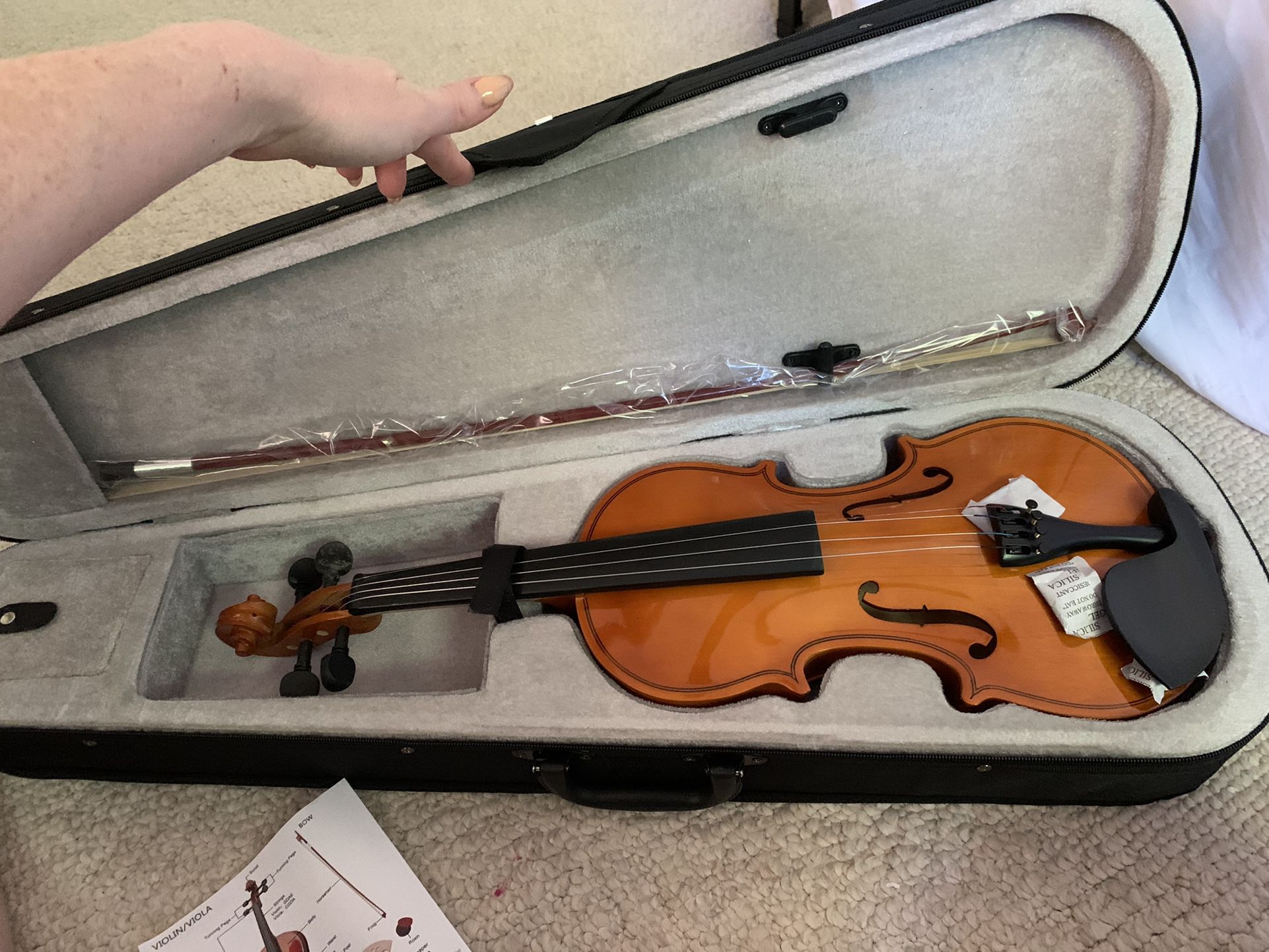 Basic 4/4 Violin BRAND NEW NEVER USED