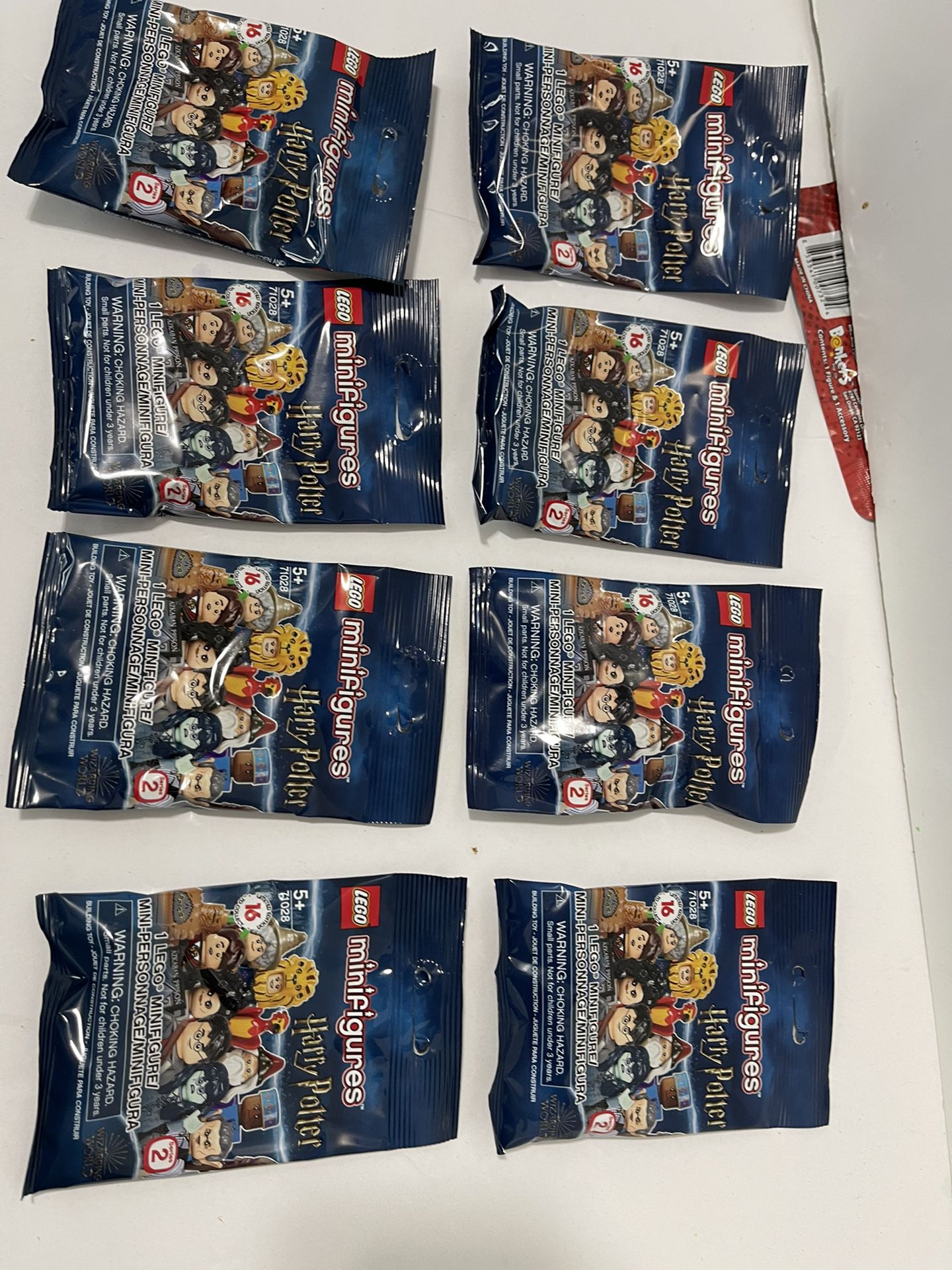 LEGO® Minifigures (71028) Harry Potter™ Series 2 collectible bags Lot Of 8