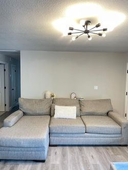 MUST SELL - Brown Sectional Sofa