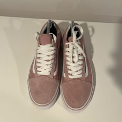 Pink Suede Old Skool Vans