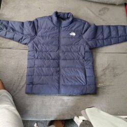 Xl North Face Blue Puffer